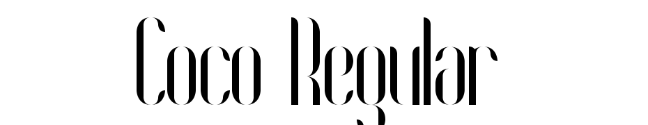 Coco Regular Font Download Free